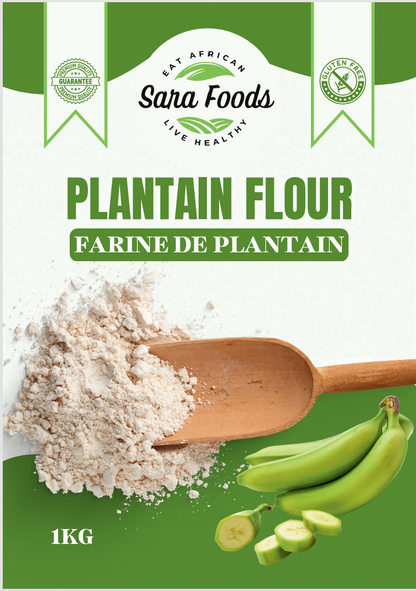 Farine de plantain de qualité supérieure 1 kg