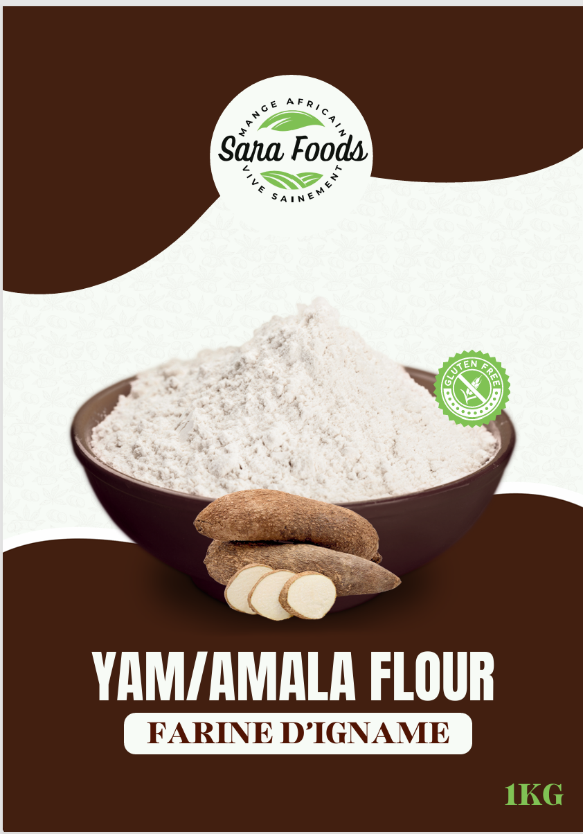 Farine d'igname/amala de qualité supérieure – Goût et qualité authentiques